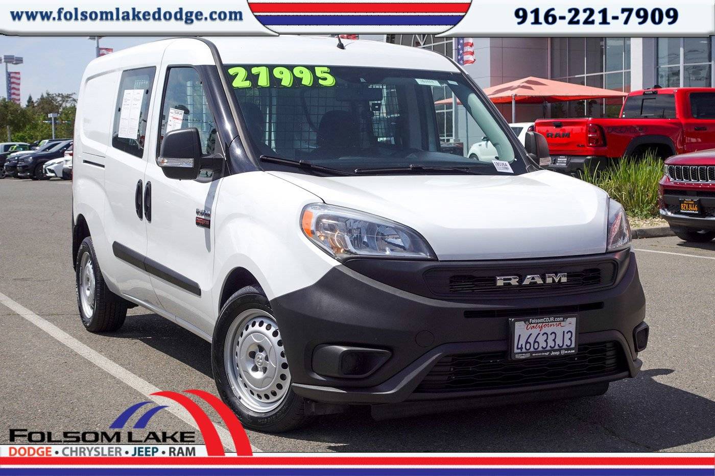 2021 Ram ProMaster City Cargo Van Tradesman — Cargo Van — 37,001 mi — Folsom, CA