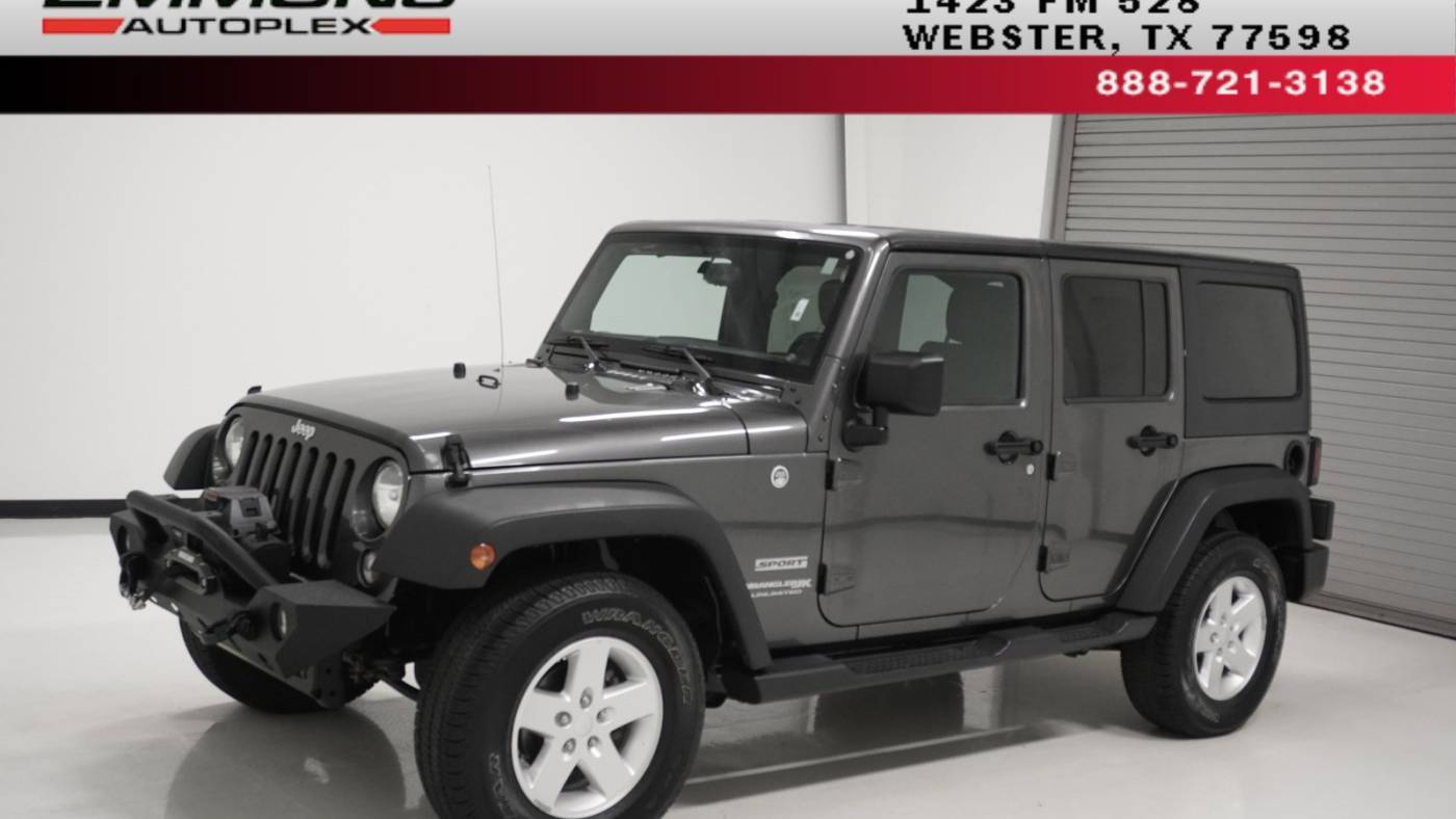 2018 Jeep Wrangler Sport S — SUV — 62,192 mi — Webster, TX