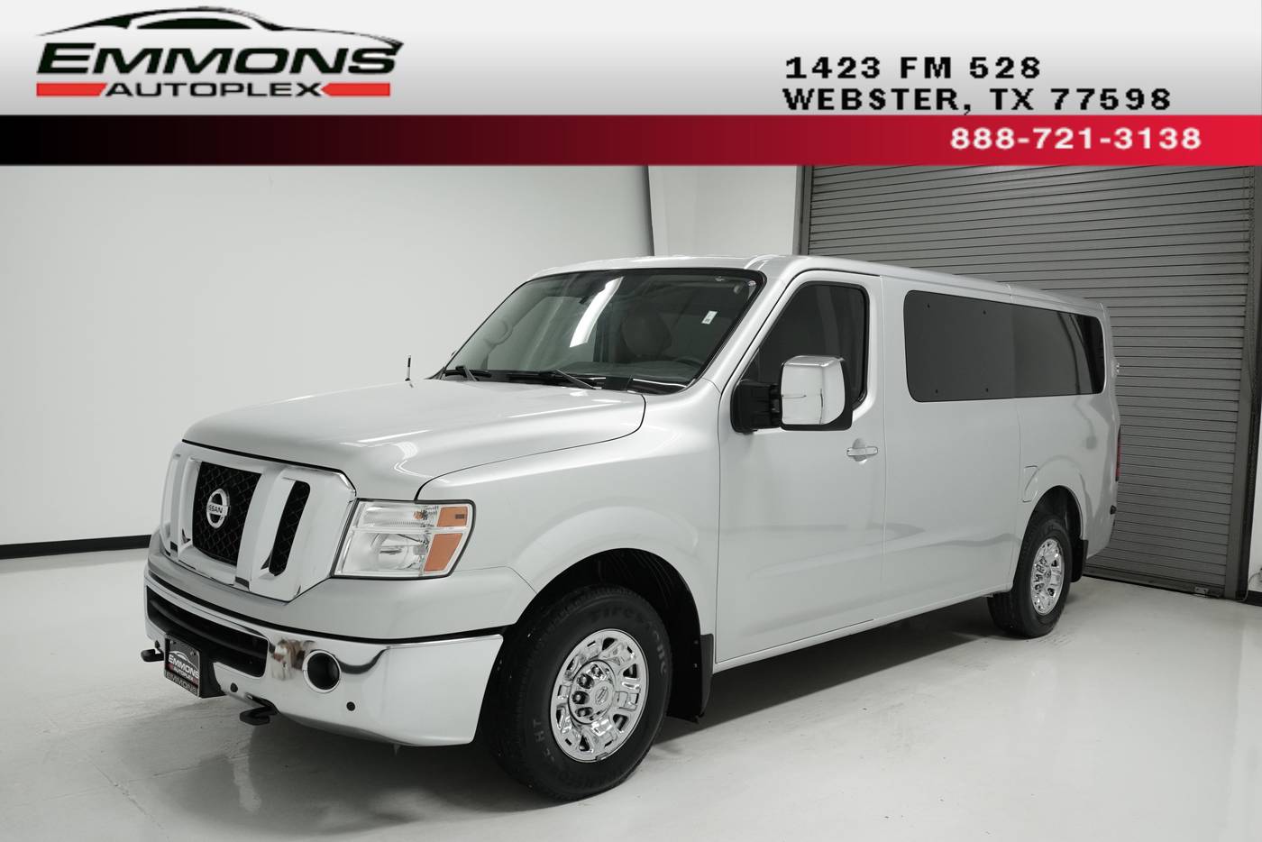 2019 Nissan NV Passenger NV3500 HD SL — Passenger Van — 72,080 mi — Webster, TX