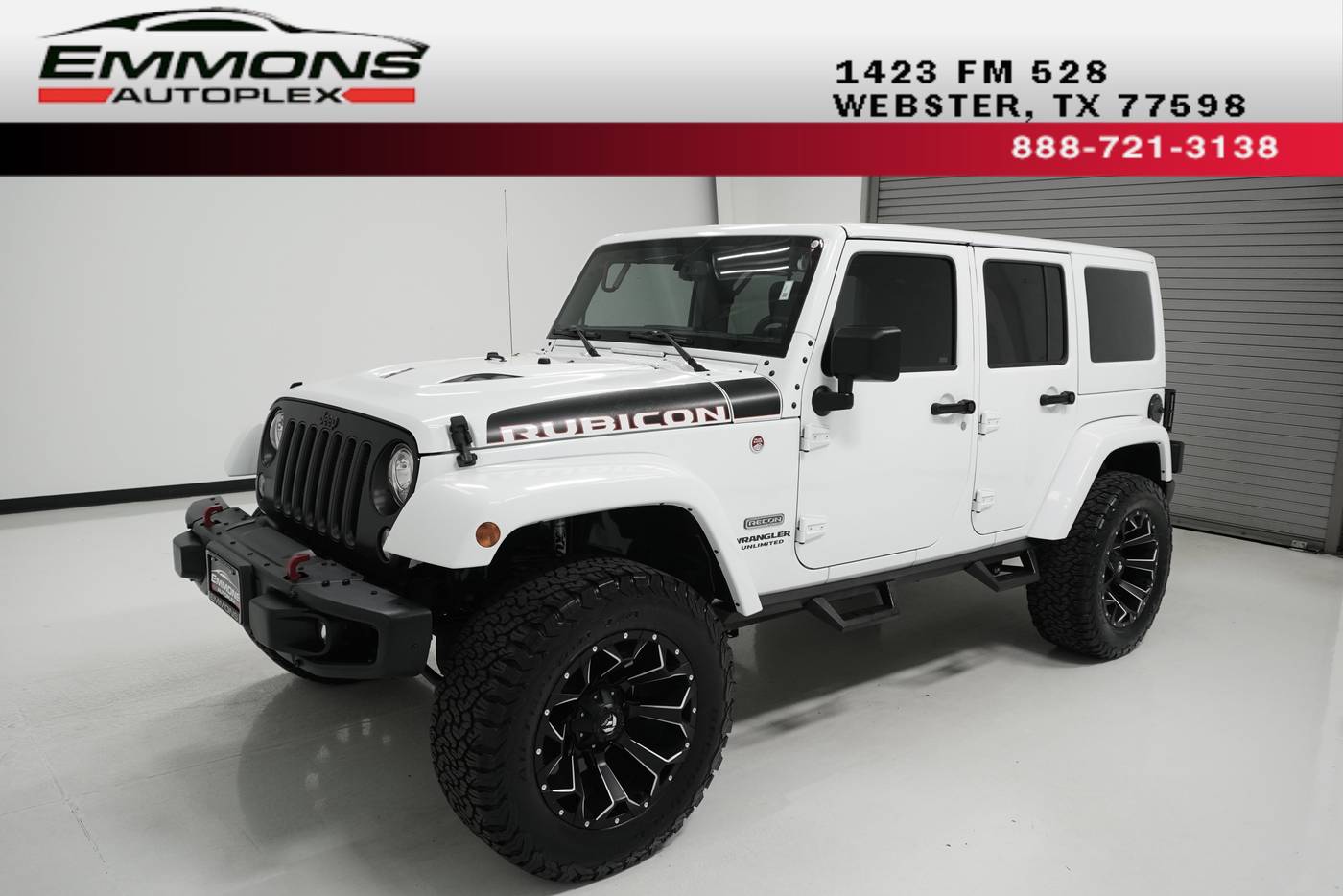 2017 Jeep Wrangler Rubicon Recon — SUV — 75,591 mi — Webster, TX