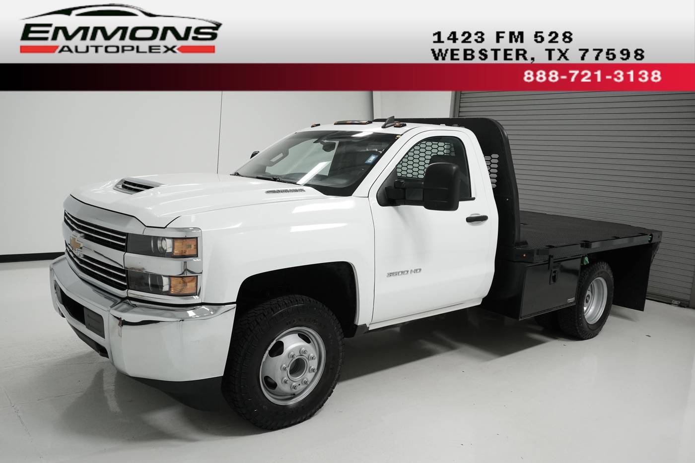 2018 Chevrolet Silverado 3500HD Chassis Cab WT — Chassis Cab Truck — 195,940 mi — Webster, TX