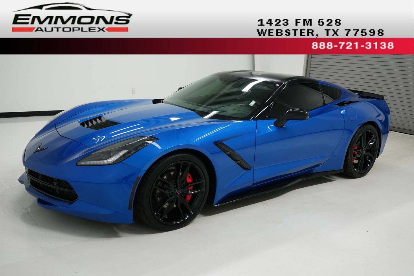 2016 Chevrolet Corvette 2LT — Coupe — 52,190 mi — Webster, TX