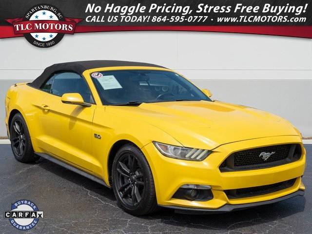 2016 Ford Mustang GT Premium — Convertible — 88,803 mi — Moore, SC