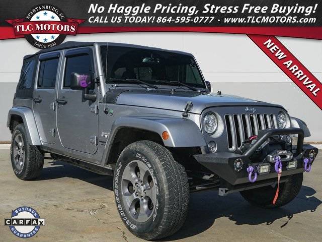2018 Jeep Wrangler Sahara — SUV — 77,220 mi — Moore, SC