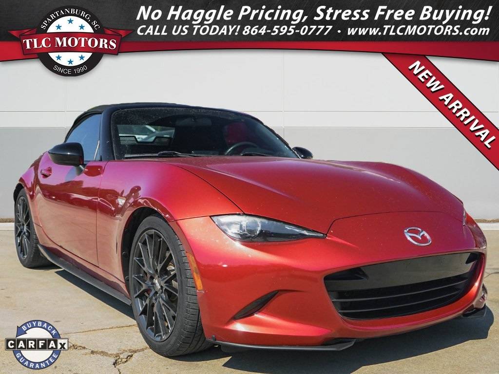 2016 Mazda MX-5 Miata Club — Convertible — 71,468 mi — Moore, SC
