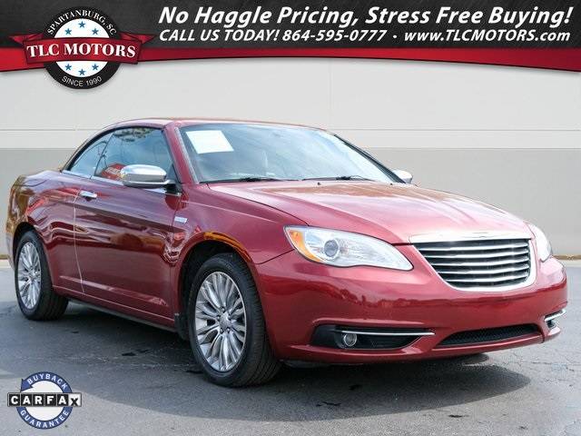 2012 Chrysler 200 Limited — Convertible — 79,555 mi — Moore, SC