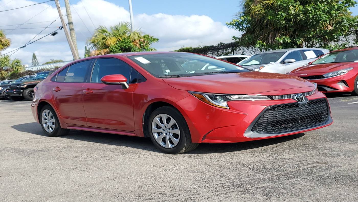 2021 Toyota Corolla LE — Sedan — 22,217 mi — Hollywood, FL