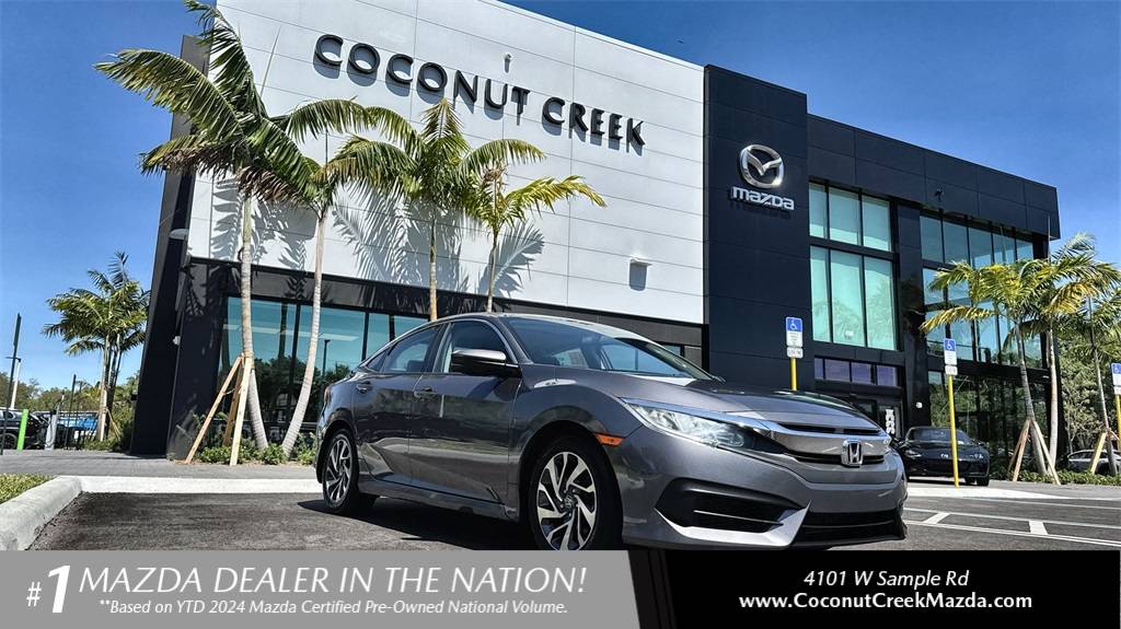 2018 Honda Civic EX — Sedan — 89,669 mi — Coconut Creek, FL