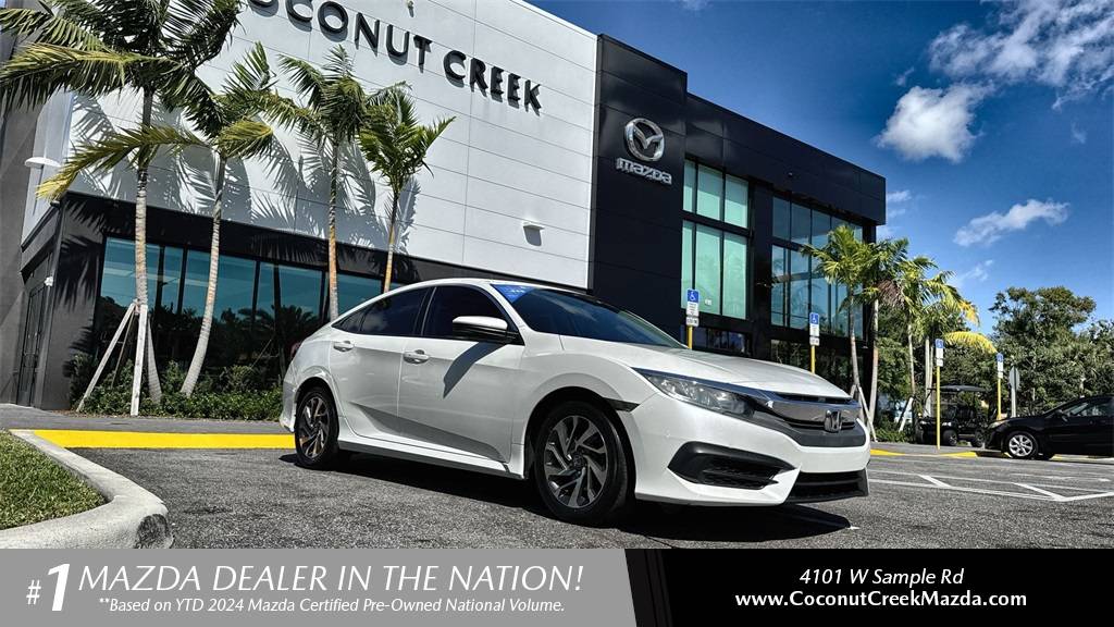 2018 Honda Civic EX — Sedan — 104,371 mi — Coconut Creek, FL