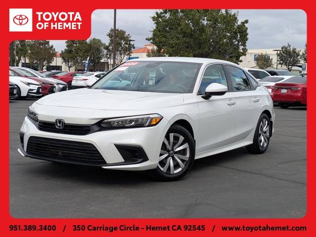 2022 Honda Civic LX — Sedan — 74,651 mi — Hemet, CA