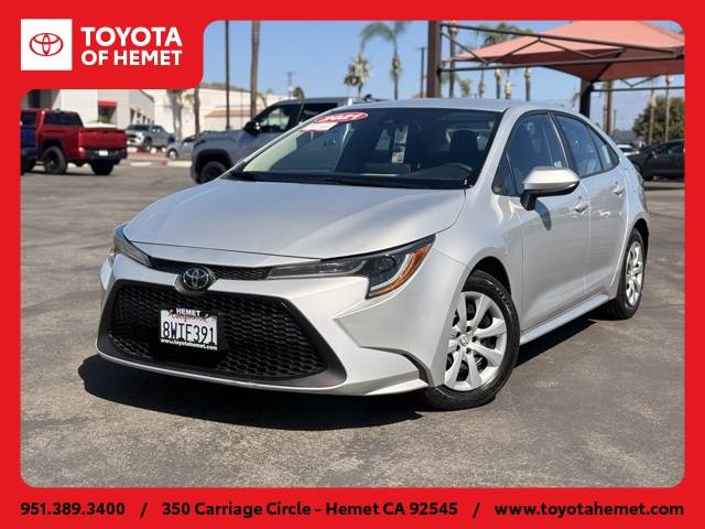 2021 Toyota Corolla LE — Sedan — 74,660 mi — Hemet, CA