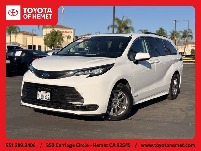 2021 Toyota Sienna LE — Minivan — 83,620 mi — Hemet, CA