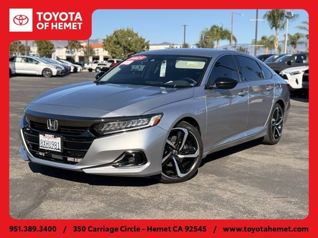 2021 Honda Accord Sport SE — Sedan — 60,496 mi — Hemet, CA