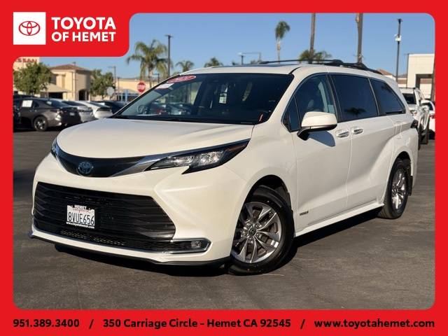 2021 Toyota Sienna XLE — Minivan — 72,168 mi — Hemet, CA