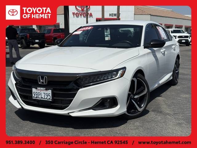 2022 Honda Accord Sport — Sedan — 40,009 mi — Hemet, CA