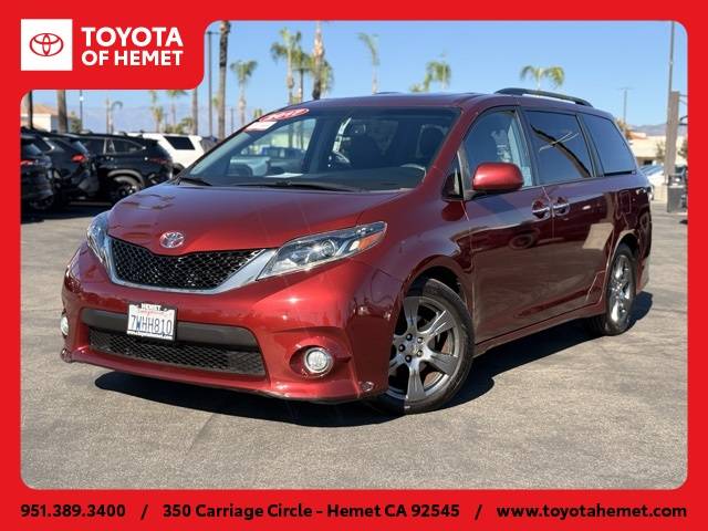 2017 Toyota Sienna SE Premium — Minivan — 73,185 mi — Hemet, CA