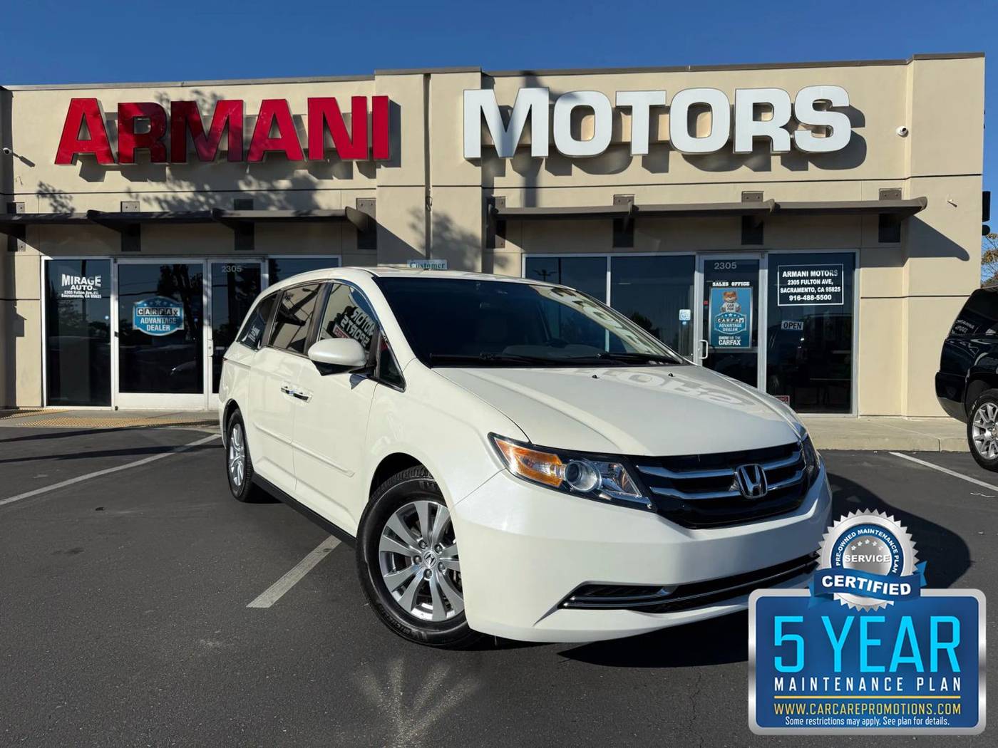 2016 Honda Odyssey EX-L — Minivan — 40,423 mi — Sacramento, CA