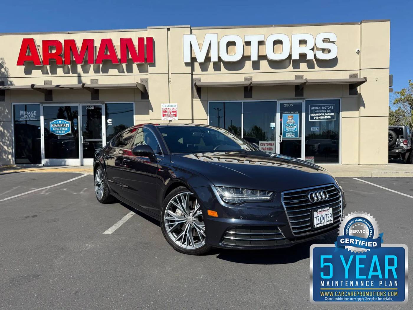 2016 Audi A7 Premium Plus — Hatchback — 122,315 mi — Roseville, CA