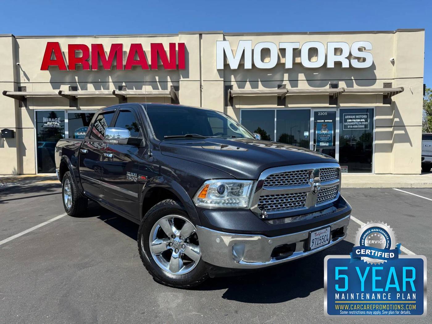 2017 Ram 1500 Laramie — Pickup Truck — 140,142 mi — Roseville, CA