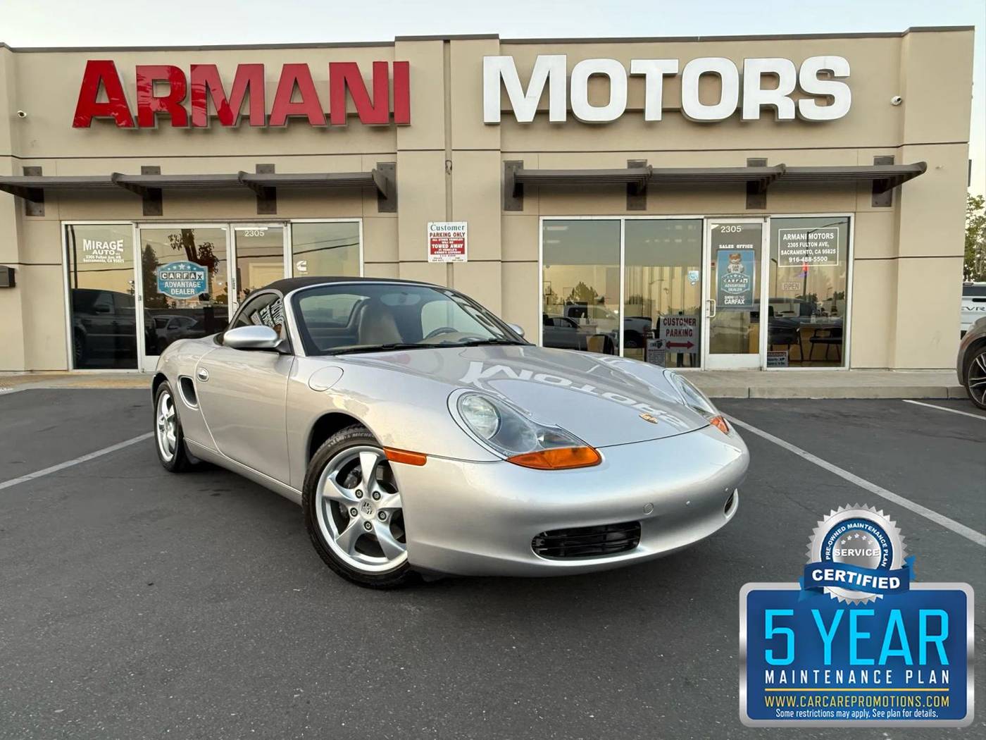 2002 Porsche Boxster Standard — Convertible — 42,099 mi — Roseville, CA