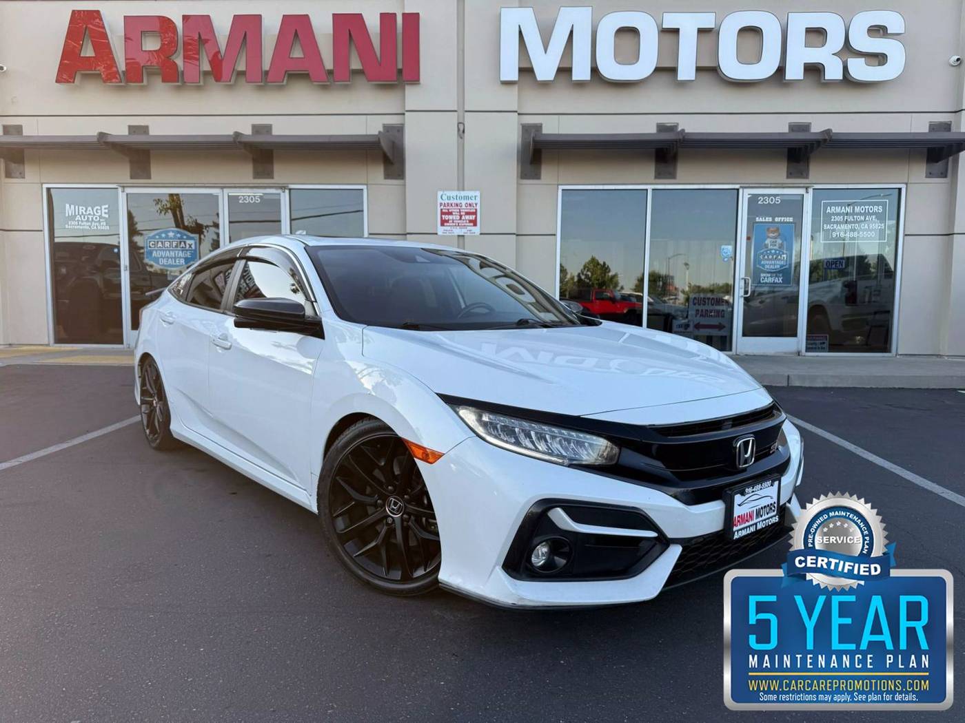 2020 Honda Civic Si — Sedan — 129,763 mi — Roseville, CA