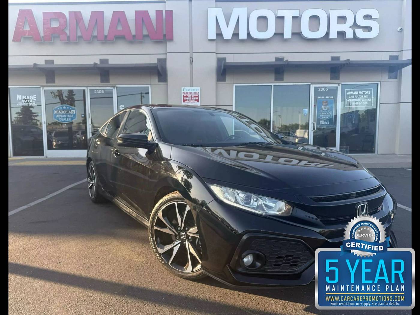 2018 Honda Civic Si — Sedan — 111,287 mi — Roseville, CA