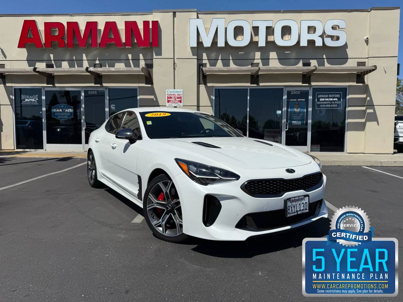 2019 Kia Stinger GT — Hatchback — 79,525 mi — Roseville, CA
