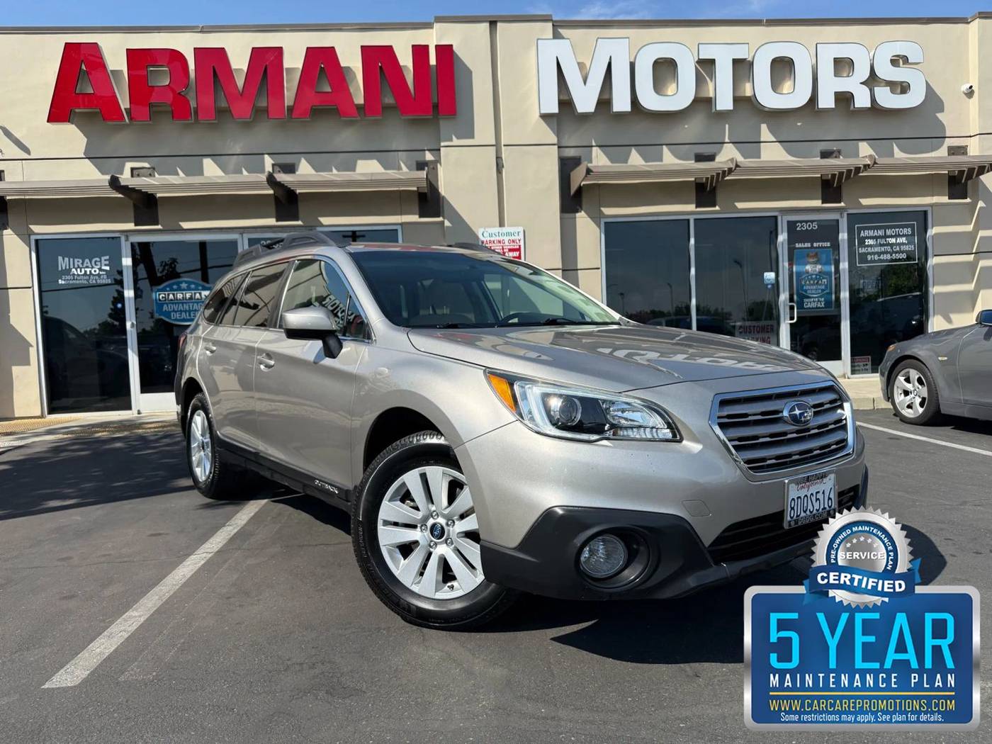 2017 Subaru Outback 2.5i Premium — SUV — 108,846 mi — Roseville, CA