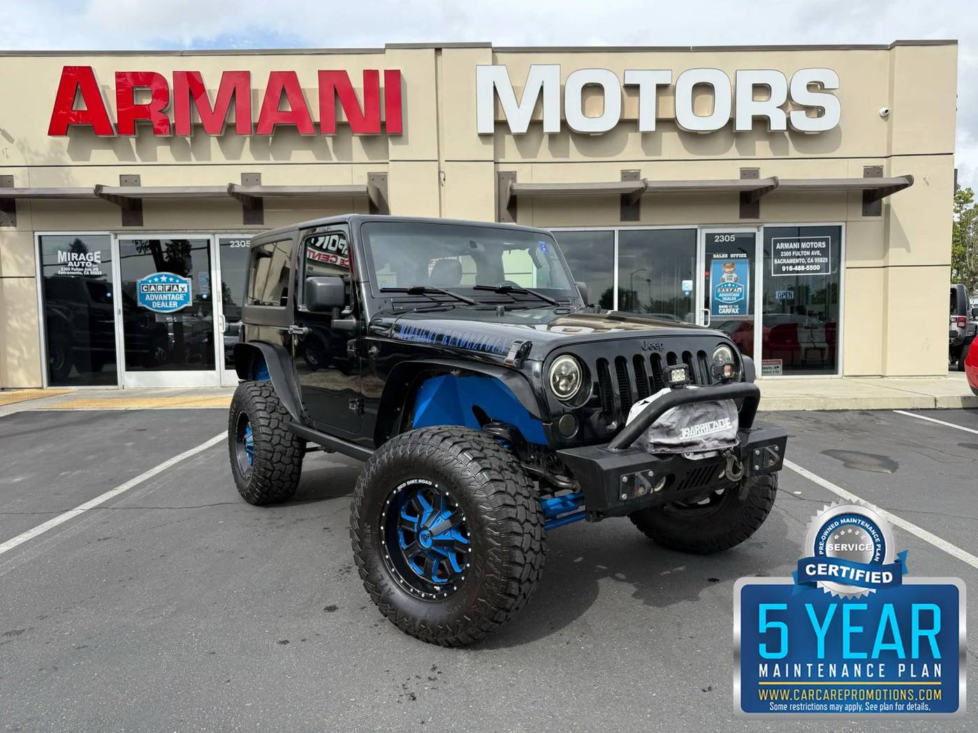 2017 Jeep Wrangler Willys Wheeler — SUV — 82,329 mi — Roseville, CA