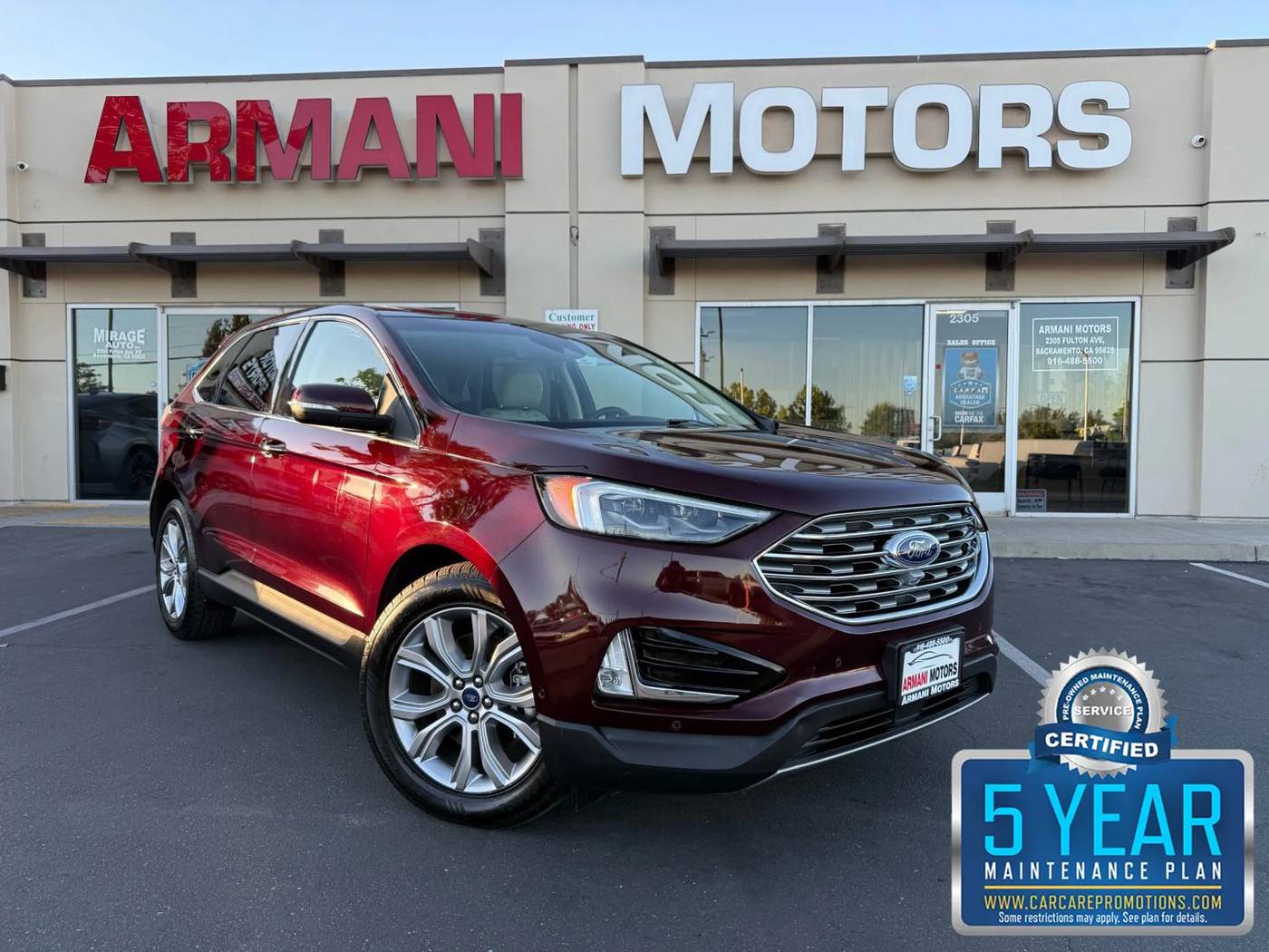 2019 Ford Edge Titanium — SUV — 63,777 mi — Roseville, CA