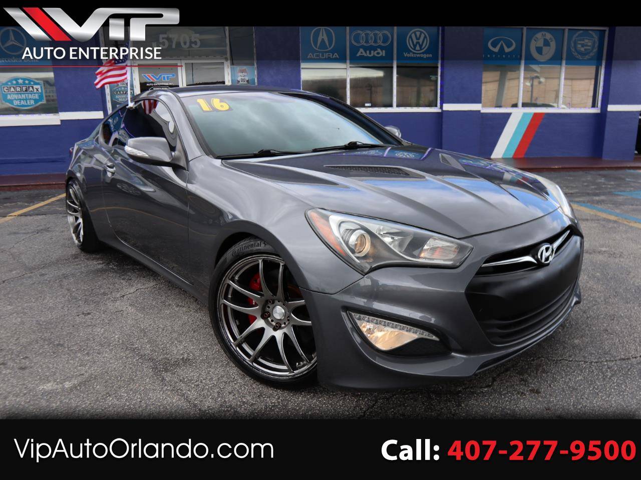 2016 Hyundai Genesis Coupe 3.8 R-Spec — Coupe — 77,589 mi — Orlando, FL