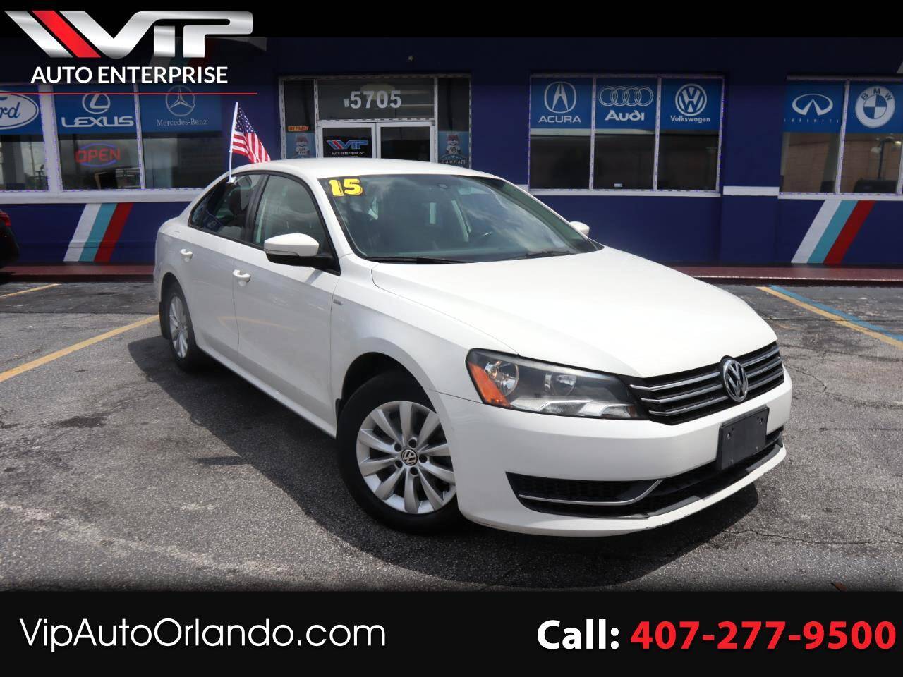 2015 Volkswagen Passat 1.8T S — Sedan — 112,112 mi — Orlando, FL
