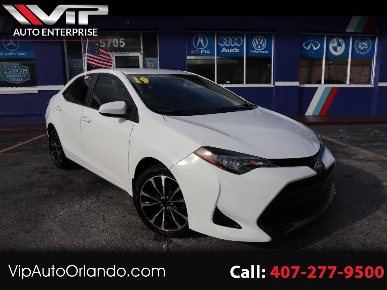 2019 Toyota Corolla XLE — Sedan — 86,919 mi — Orlando, FL