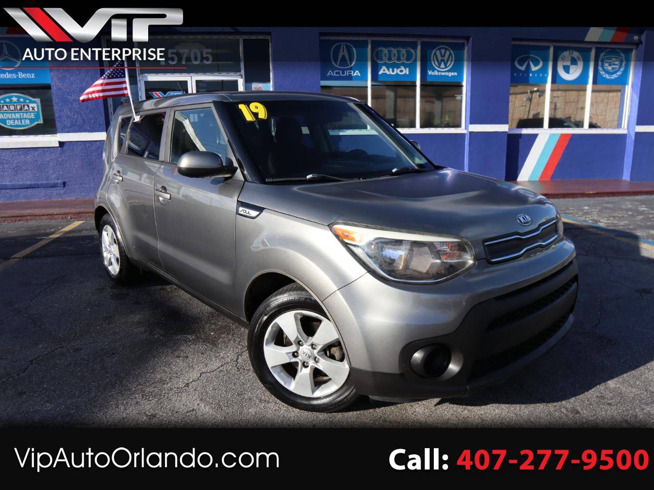 2019 Kia Soul Base — Hatchback — 117,047 mi — Orlando, FL
