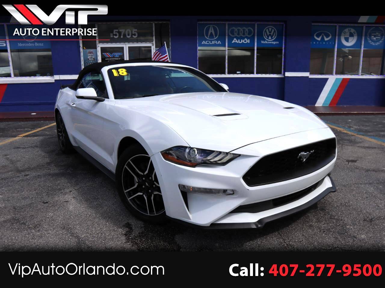 2018 Ford Mustang EcoBoost — Convertible — 82,363 mi — Orlando, FL