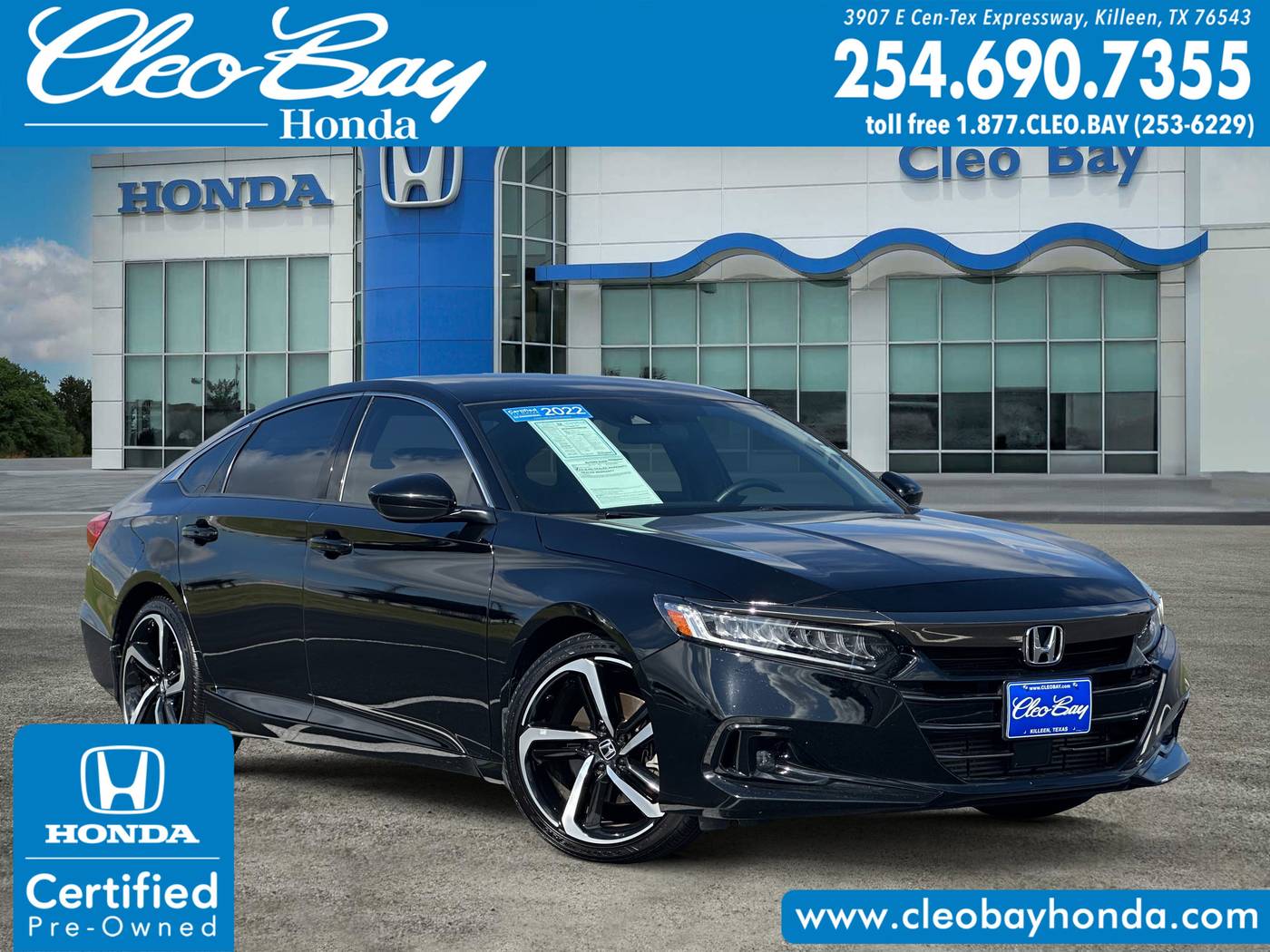 2022 Honda Accord Sport — Sedan — 59,030 mi — Killeen, TX
