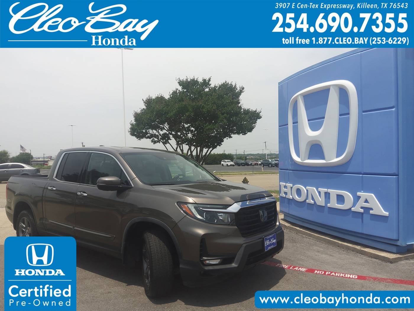 2021 Honda Ridgeline RTL-E — Pickup Truck — 27,273 mi — Killeen, TX