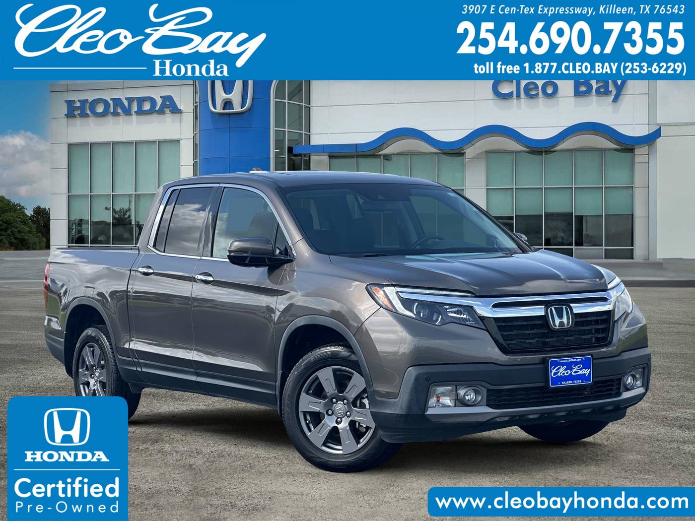 2020 Honda Ridgeline RTL-E — Pickup Truck — 33,536 mi — Killeen, TX