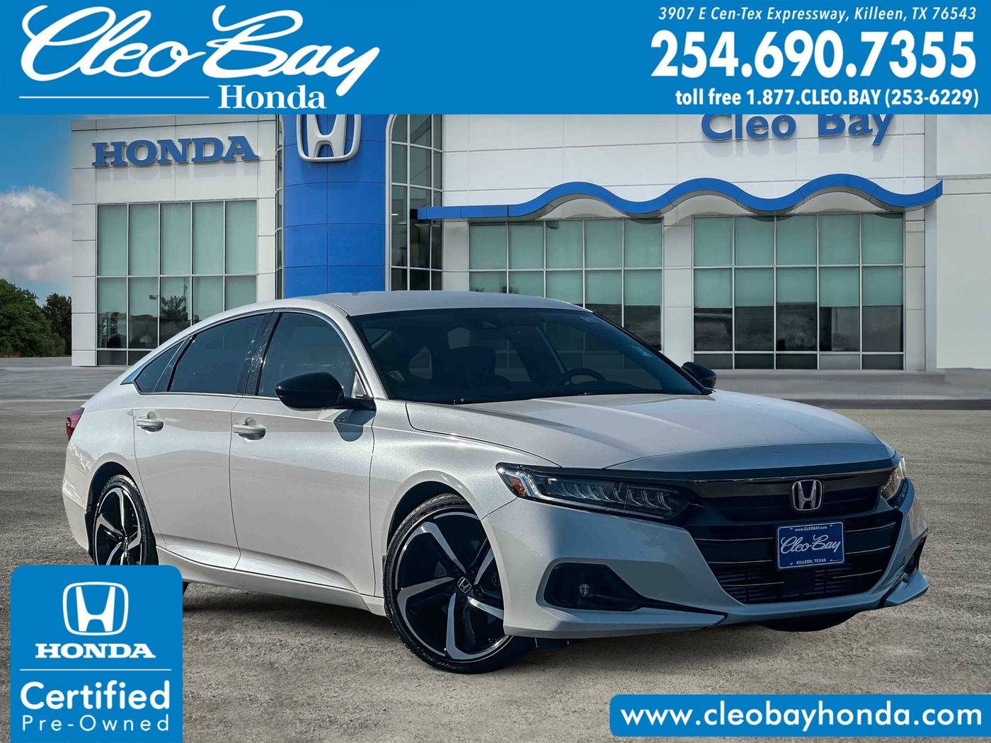 2022 Honda Accord Sport — Sedan — 19,580 mi — Killeen, TX