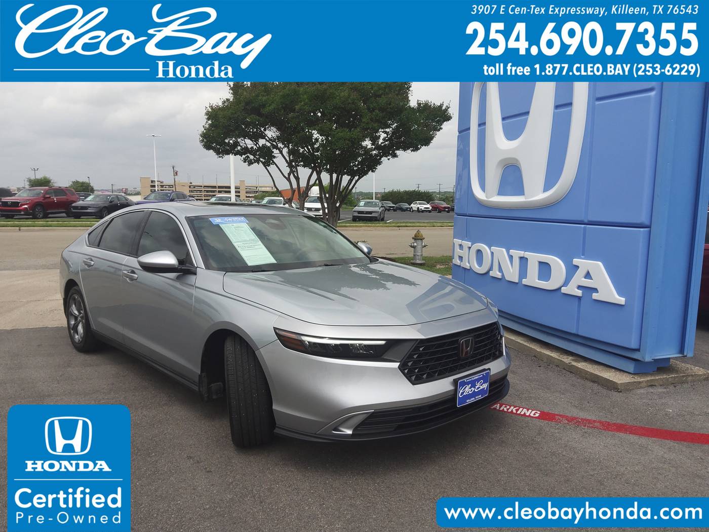 2024 Honda Accord EX — Sedan — 18,279 mi — Killeen, TX