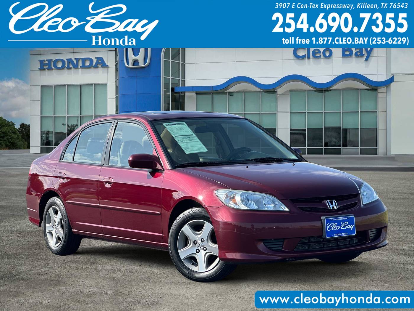 2004 Honda Civic EX — Sedan — 136,528 mi — Killeen, TX