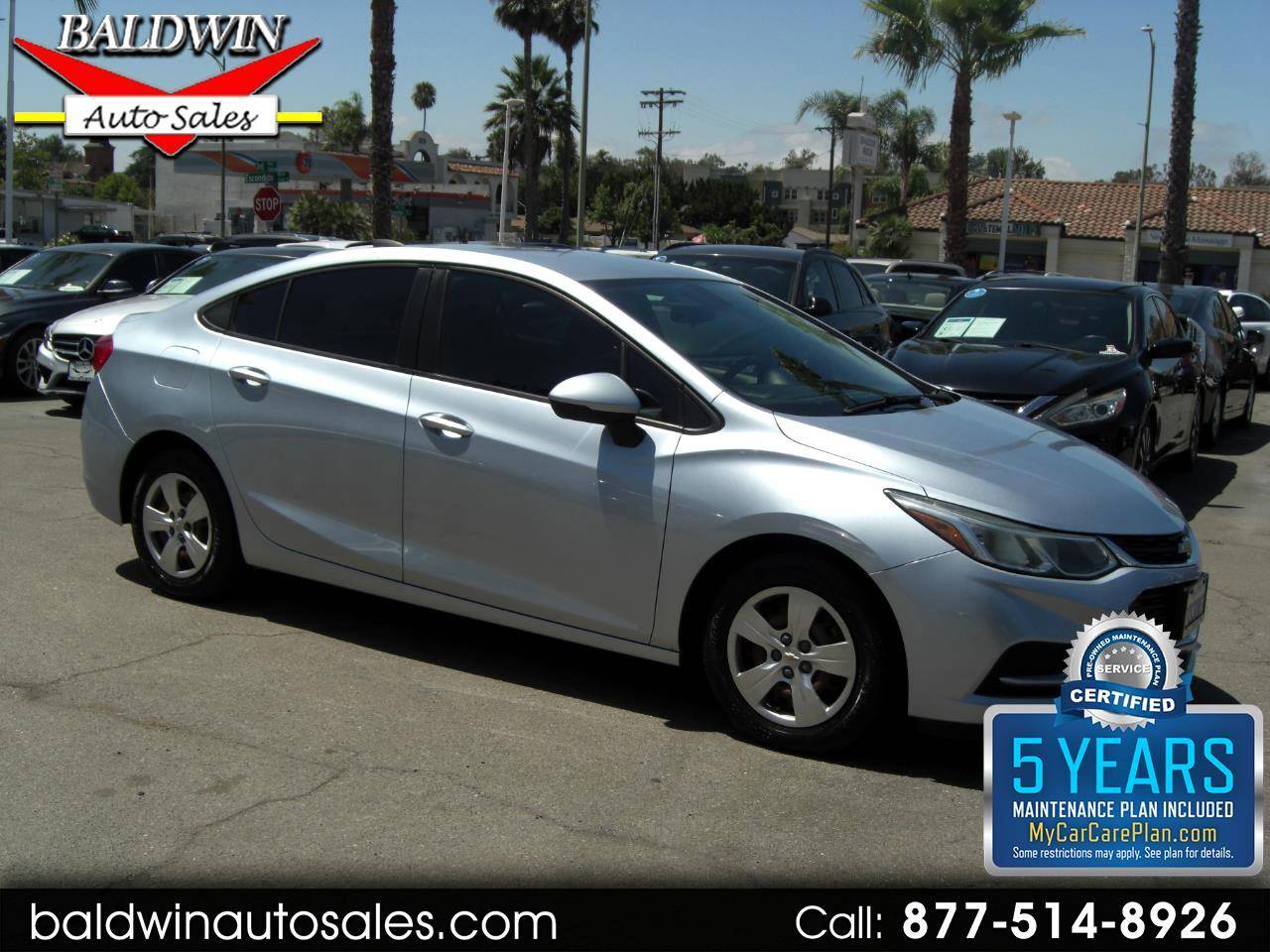 2017 Chevrolet Cruze LS — Sedan — 107,889 mi — Escondido, CA