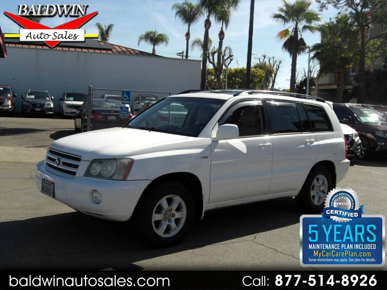 2002 Toyota Highlander Base V6 — SUV — 145,558 mi — Escondido, CA