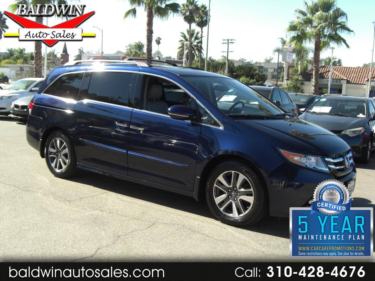2015 Honda Odyssey Touring — Minivan — 114,252 mi — Escondido, CA