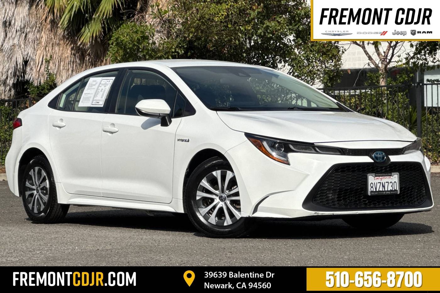 2021 Toyota Corolla Hybrid LE — Sedan — 64,403 mi — Newark, CA