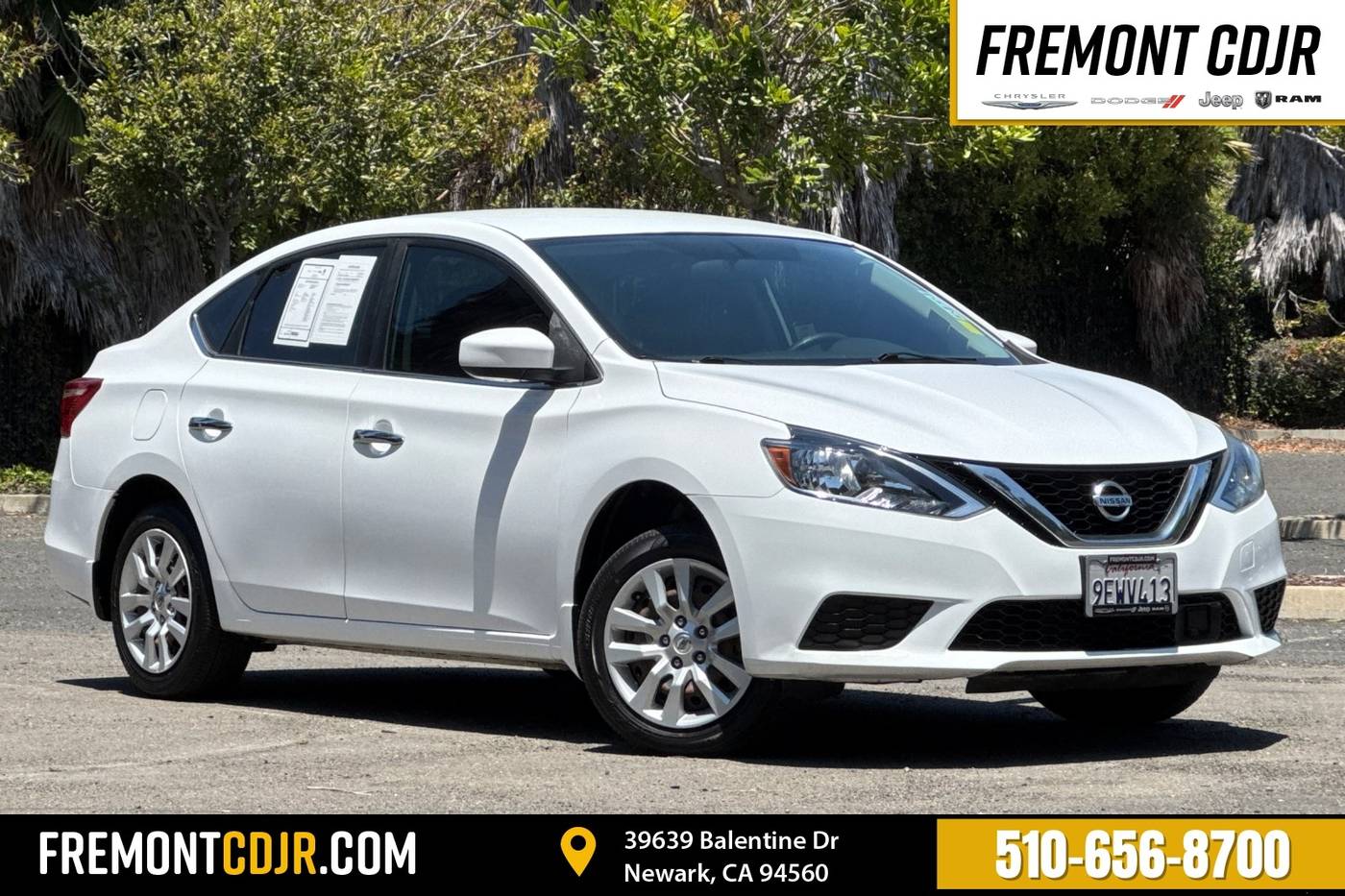 2019 Nissan Sentra S — Sedan — 61,823 mi — Newark, CA