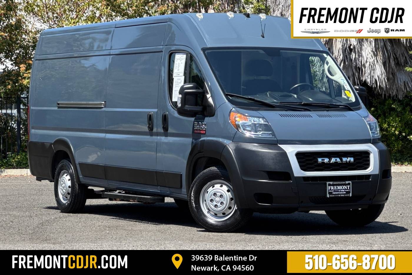 2020 Ram ProMaster Cargo Van 3500 — Cargo Van — 33,809 mi — Newark, CA