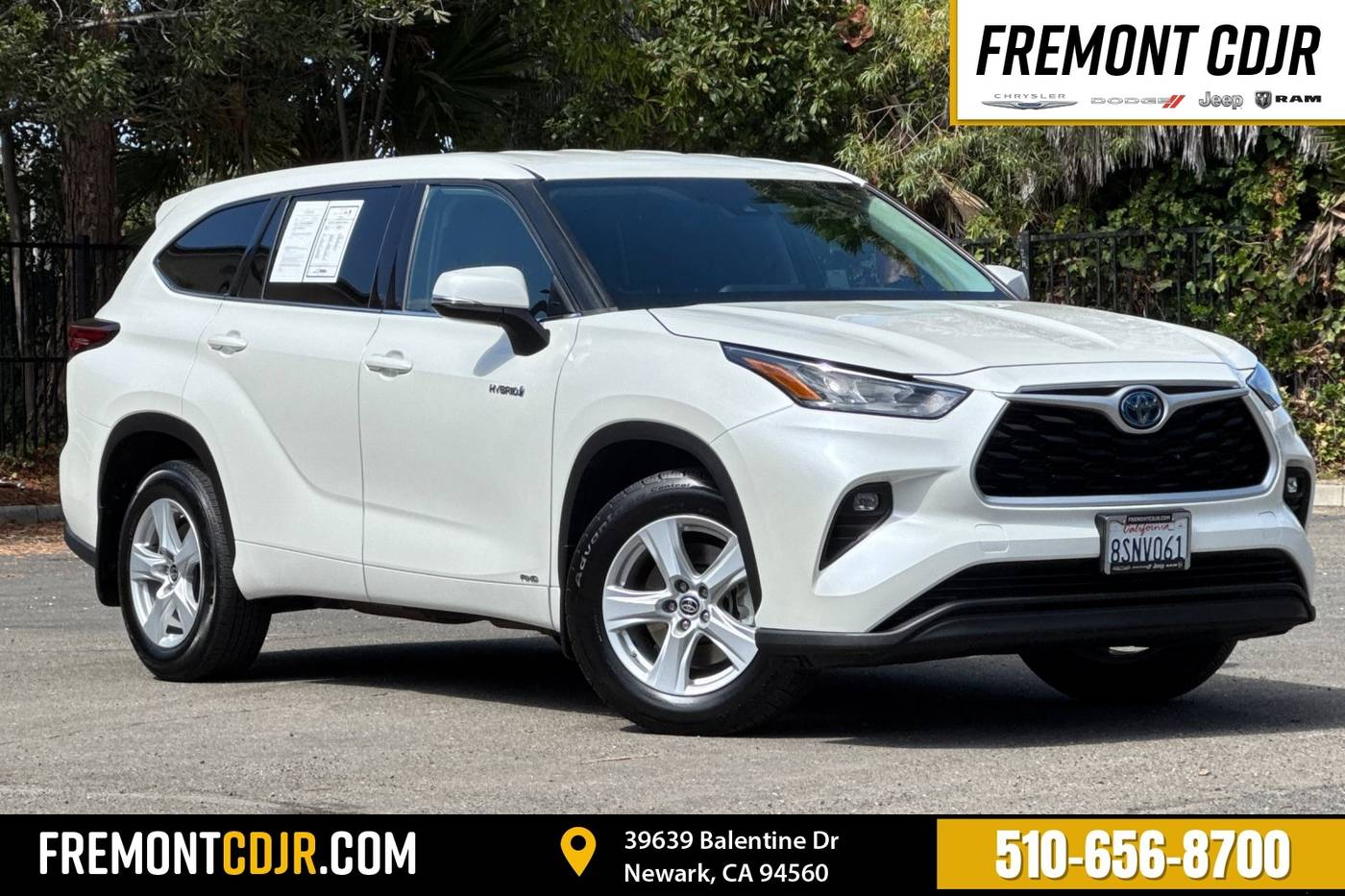 2020 Toyota Highlander Hybrid LE — SUV — 110,248 mi — Newark, CA