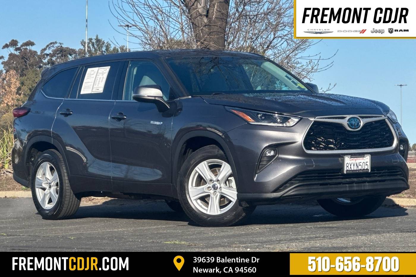 2021 Toyota Highlander Hybrid LE — SUV — 24,203 mi — Newark, CA