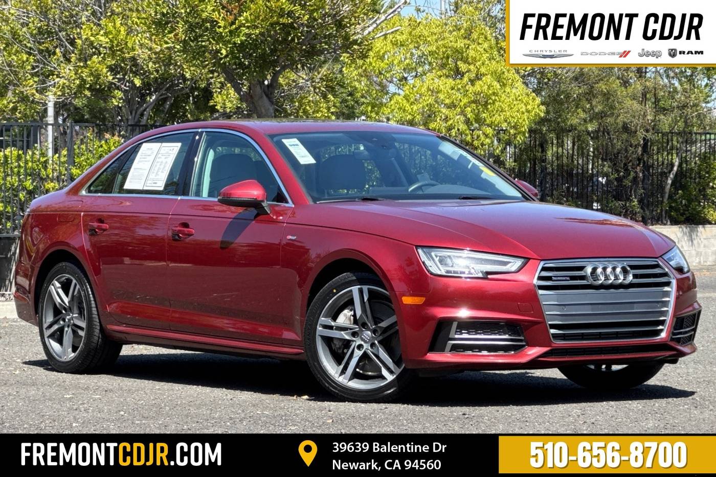 2018 Audi A4 Premium Plus — Sedan — 85,186 mi — Newark, CA